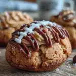 mini football cookie cakes - featured image