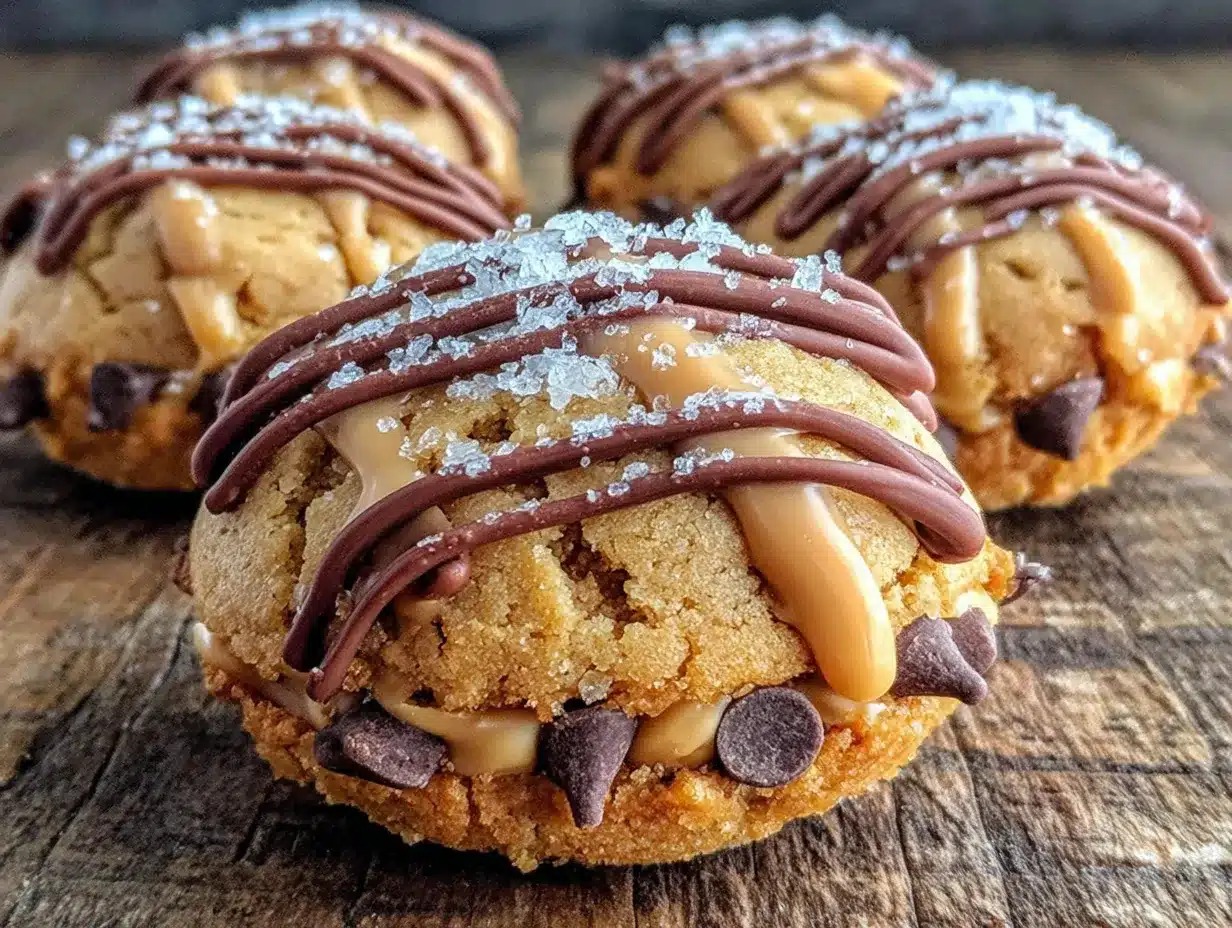 mini football cookie cakes preparation steps