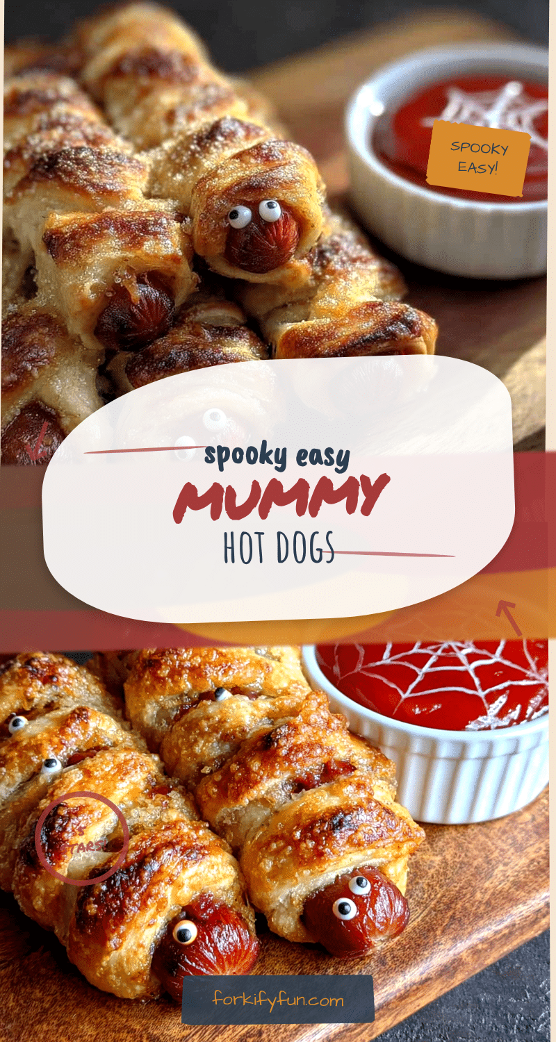Mummy hot dogs recipe