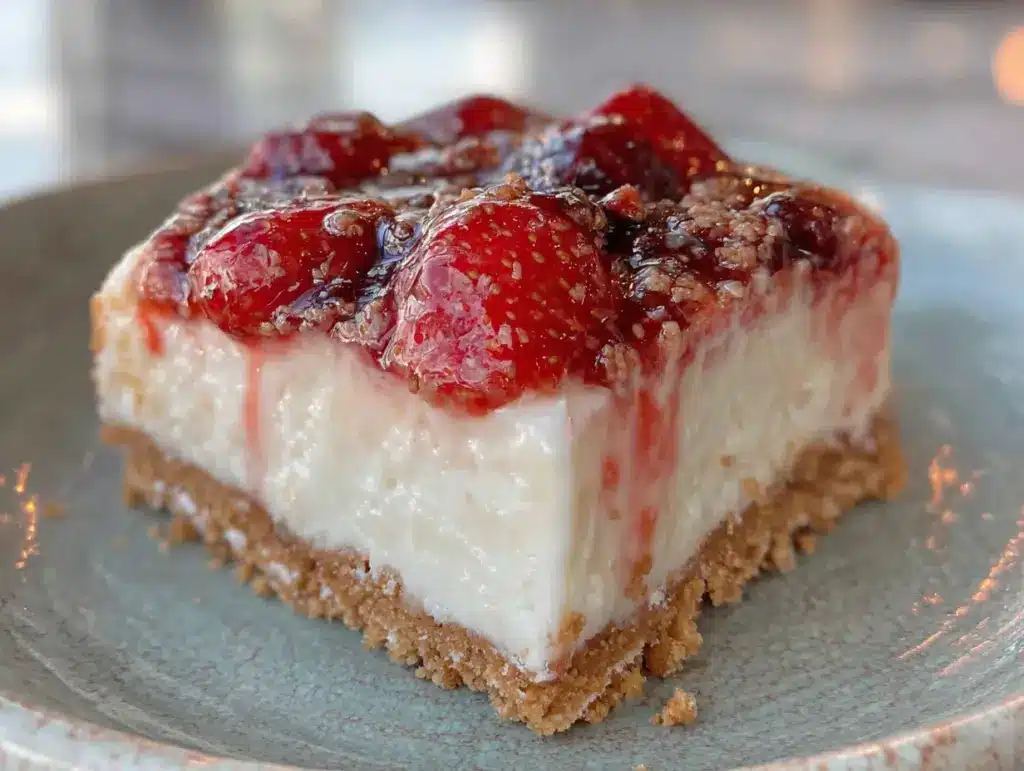 no-bake cheesecake bars - featured image