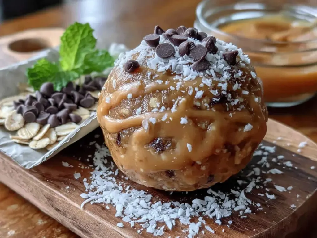 no-bake peanut butter energy balls - featured image