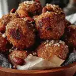no-bake peanut butter protein balls - featured image