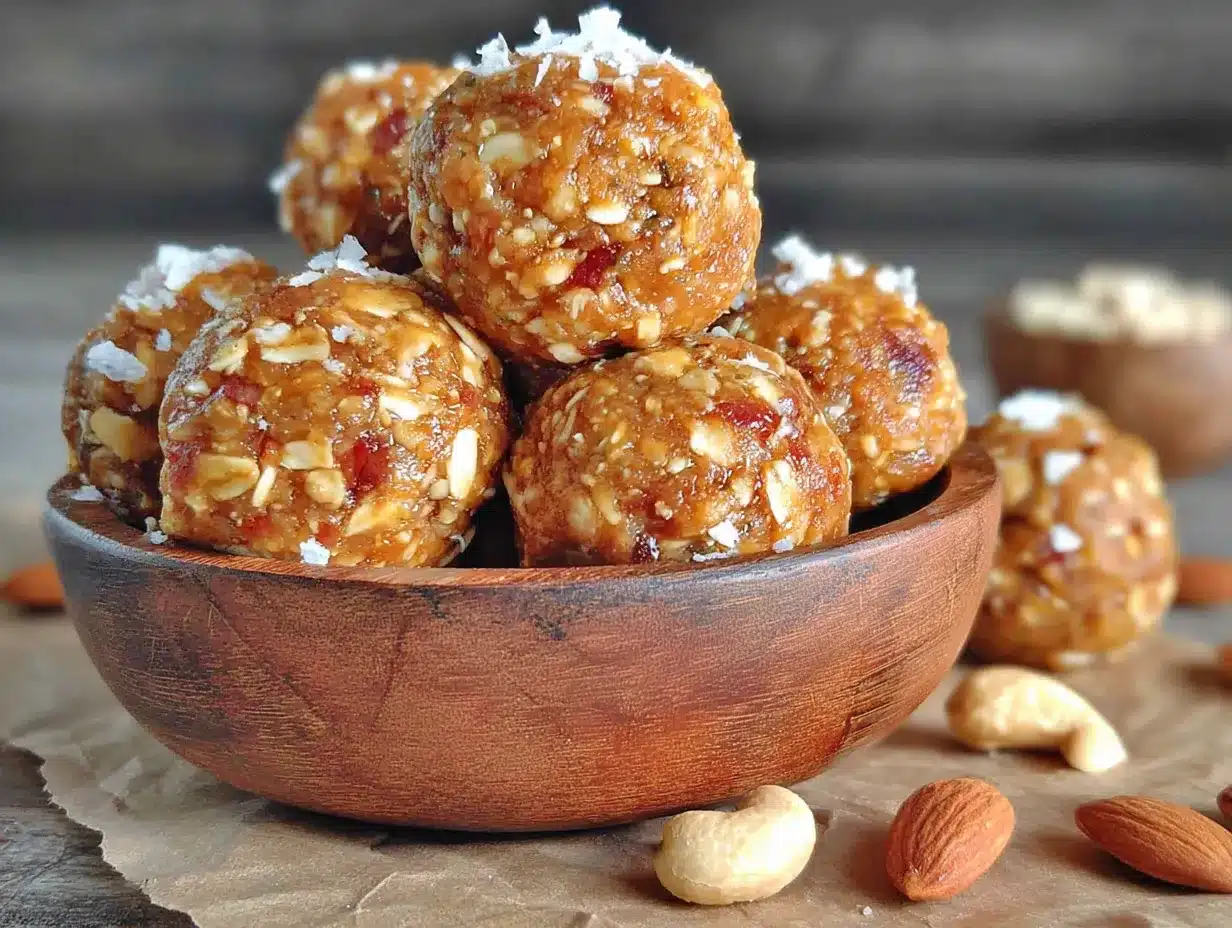 no-bake peanut butter protein balls preparation steps