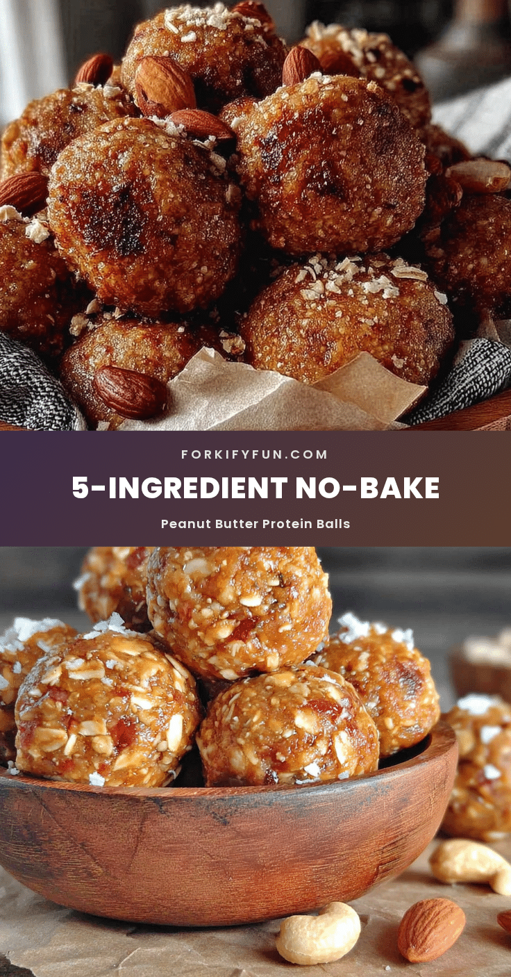 no-bake peanut butter protein balls recipe