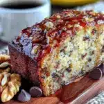 one bowl banana bread with walnuts - featured image