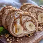 peanut butter banana sushi roll-ups - featured image