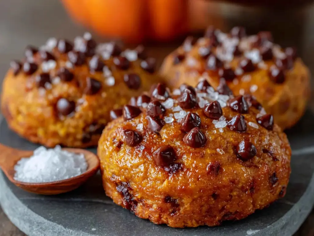 pumpkin chocolate chip cookies - featured image