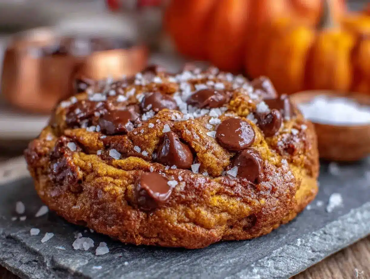 pumpkin chocolate chip cookies preparation steps