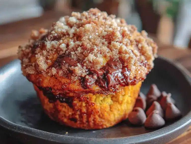 pumpkin chocolate chip muffins - featured image
