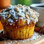 pumpkin cream cheese muffins - featured image