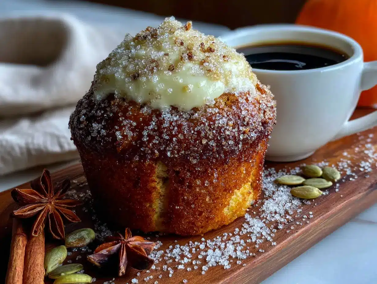 pumpkin cream cheese muffins preparation steps