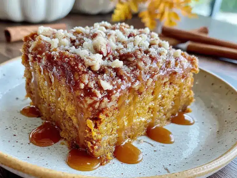 pumpkin dump cake - featured image