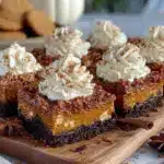 pumpkin pie bars with gingersnap crust - featured image