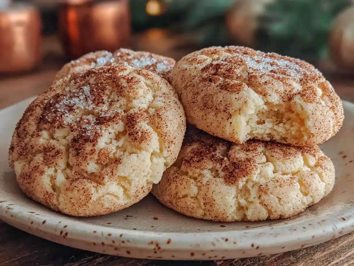 pumpkin spice snickerdoodle cookies preparation steps