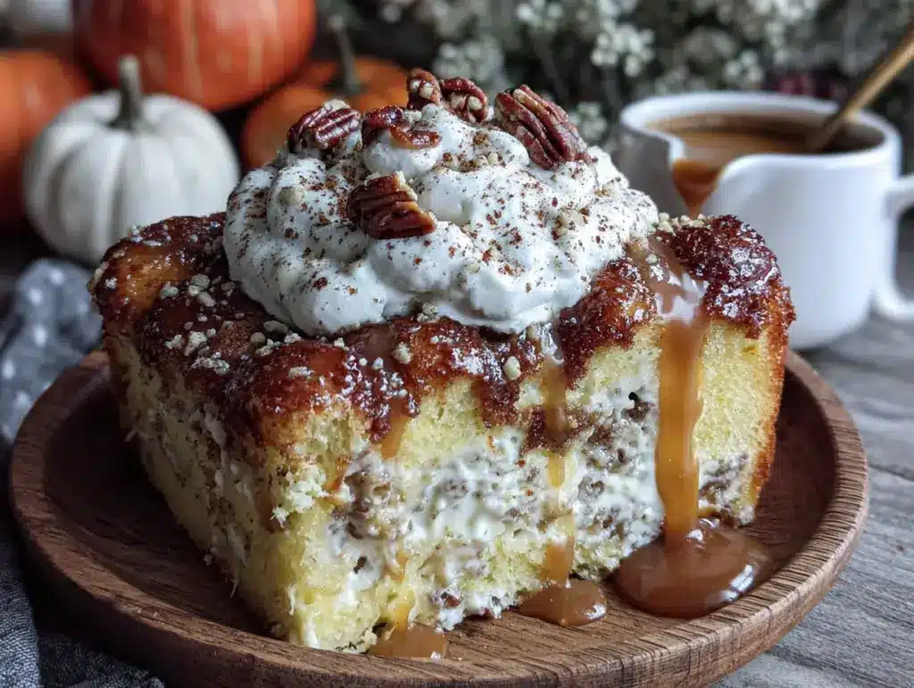 pumpkin tres leches cake - featured image