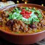 pumpkin turkey chili - featured image
