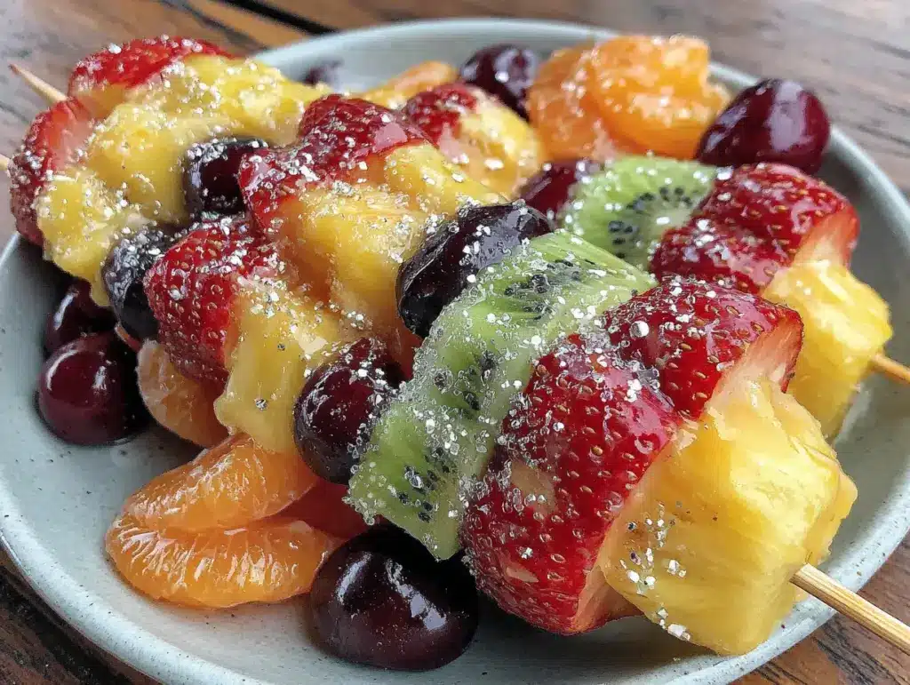 rainbow fruit kabobs - featured image