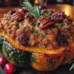 Savory stuffed acorn squash - featured image