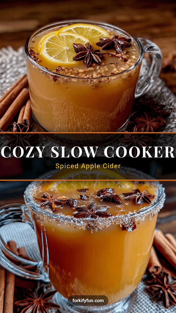 slow cooker spiced apple cider recipe