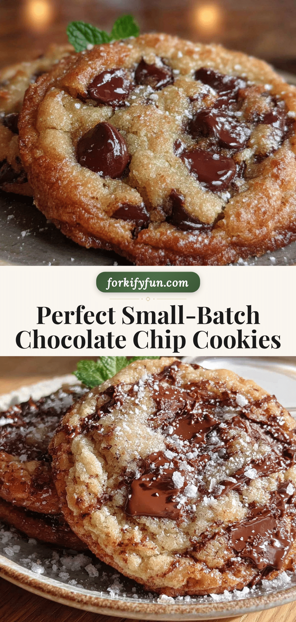 small-batch chocolate chip cookies for two recipe