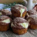 small-batch pumpkin cream cheese muffins - featured image