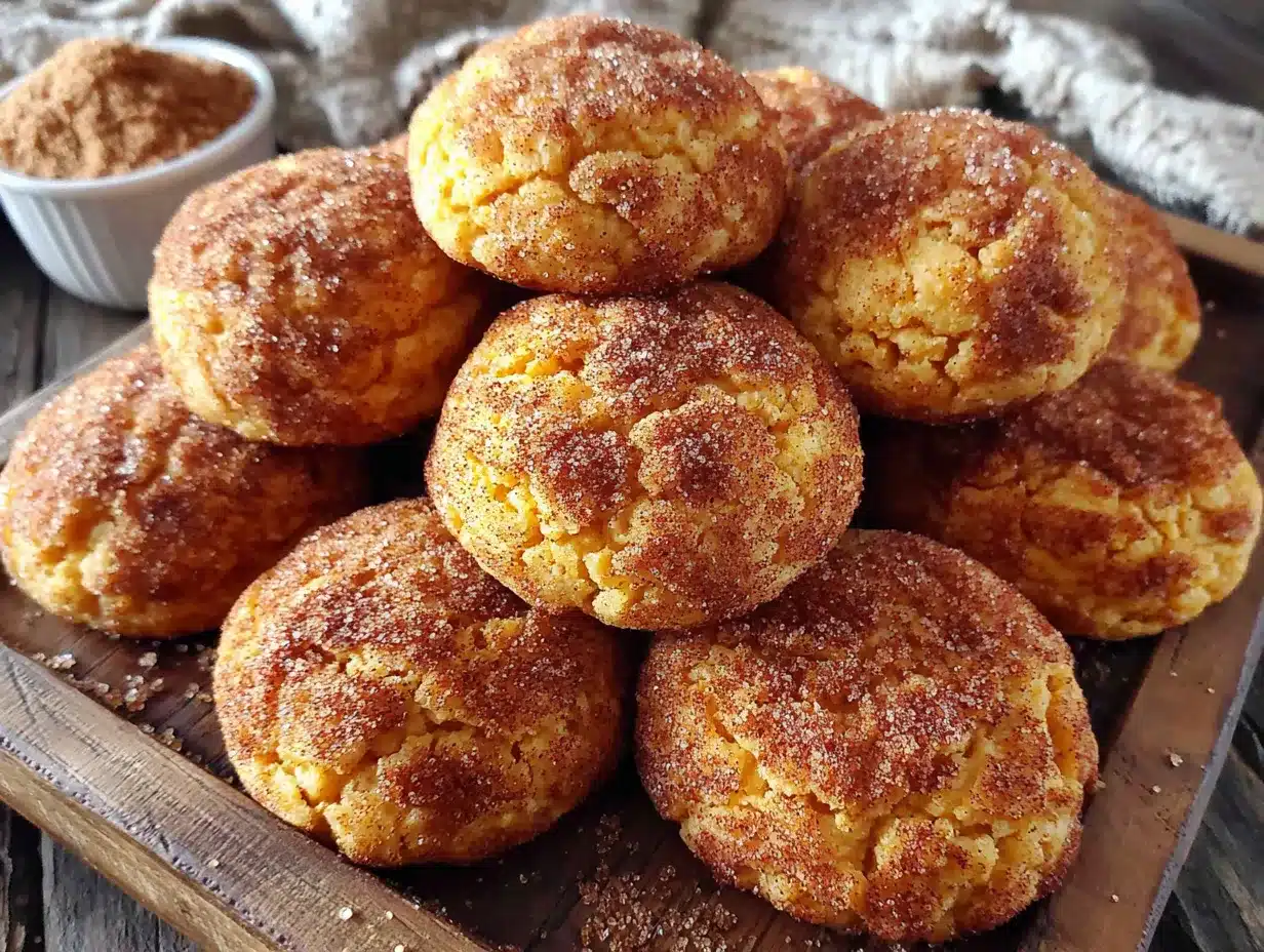 small-batch pumpkin snickerdoodle cookies preparation steps
