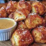 soft pretzel bites with beer cheese - featured image