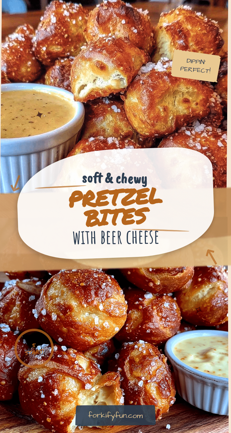 soft pretzel bites with beer cheese recipe