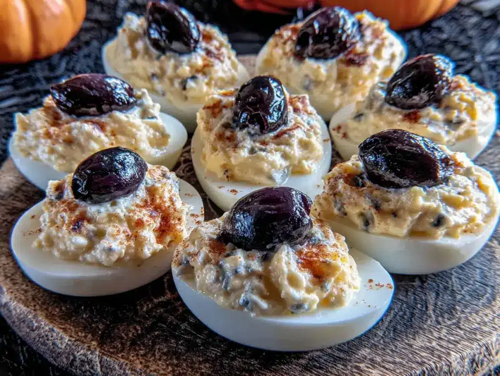 spider deviled eggs - featured image