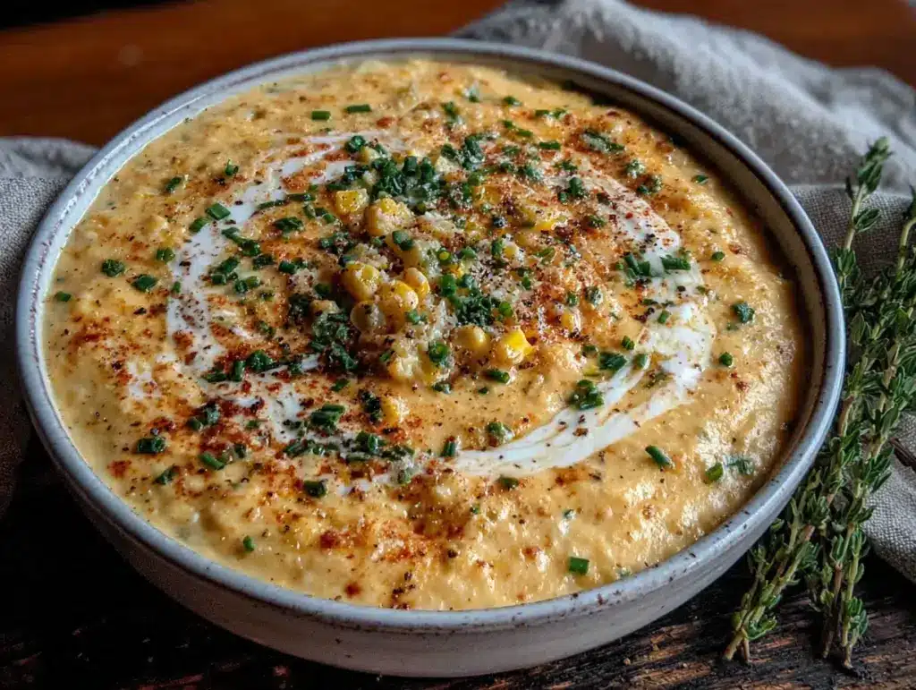 zucchini corn chowder - featured image