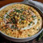 zucchini corn chowder - featured image