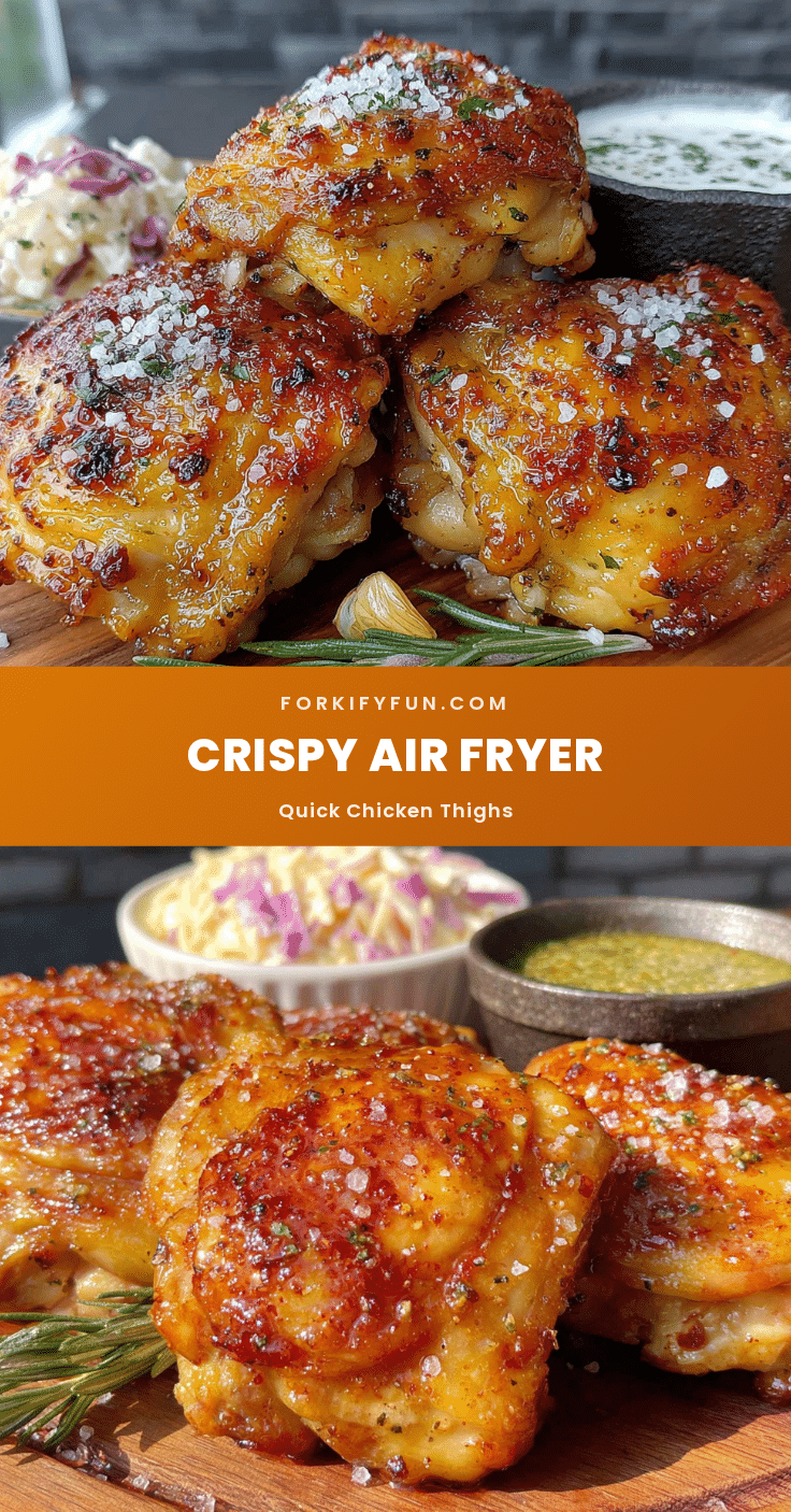 air fryer chicken thighs recipe