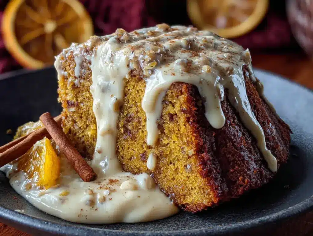 apple cider cake - featured image
