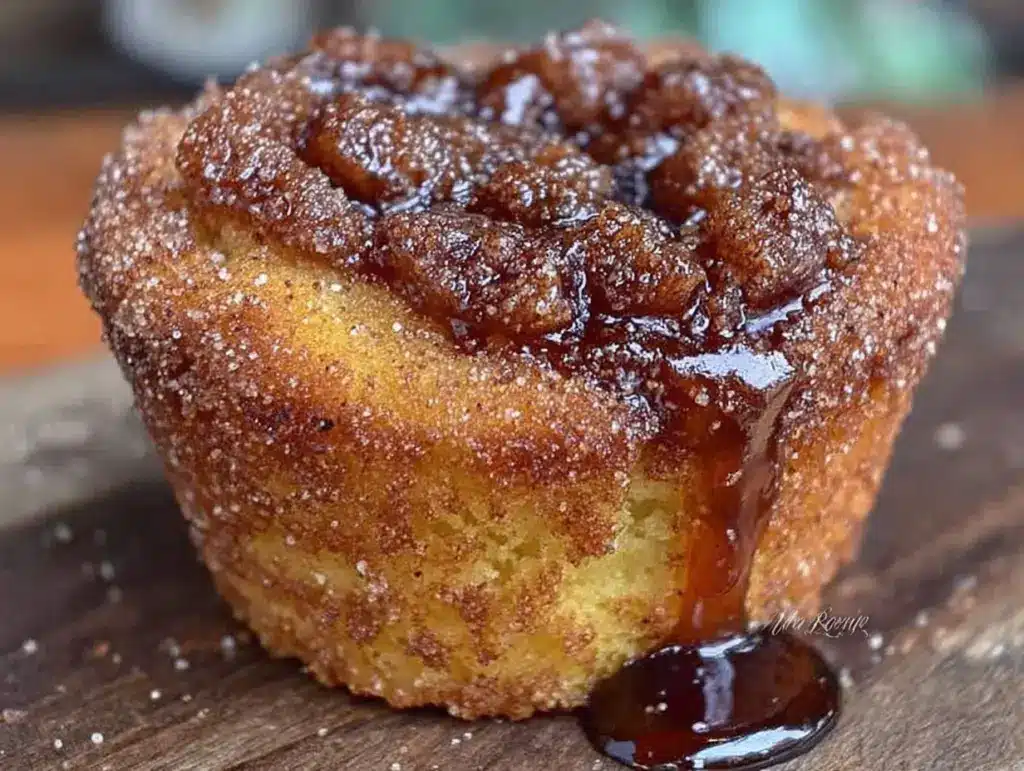 apple cider donut muffins - featured image