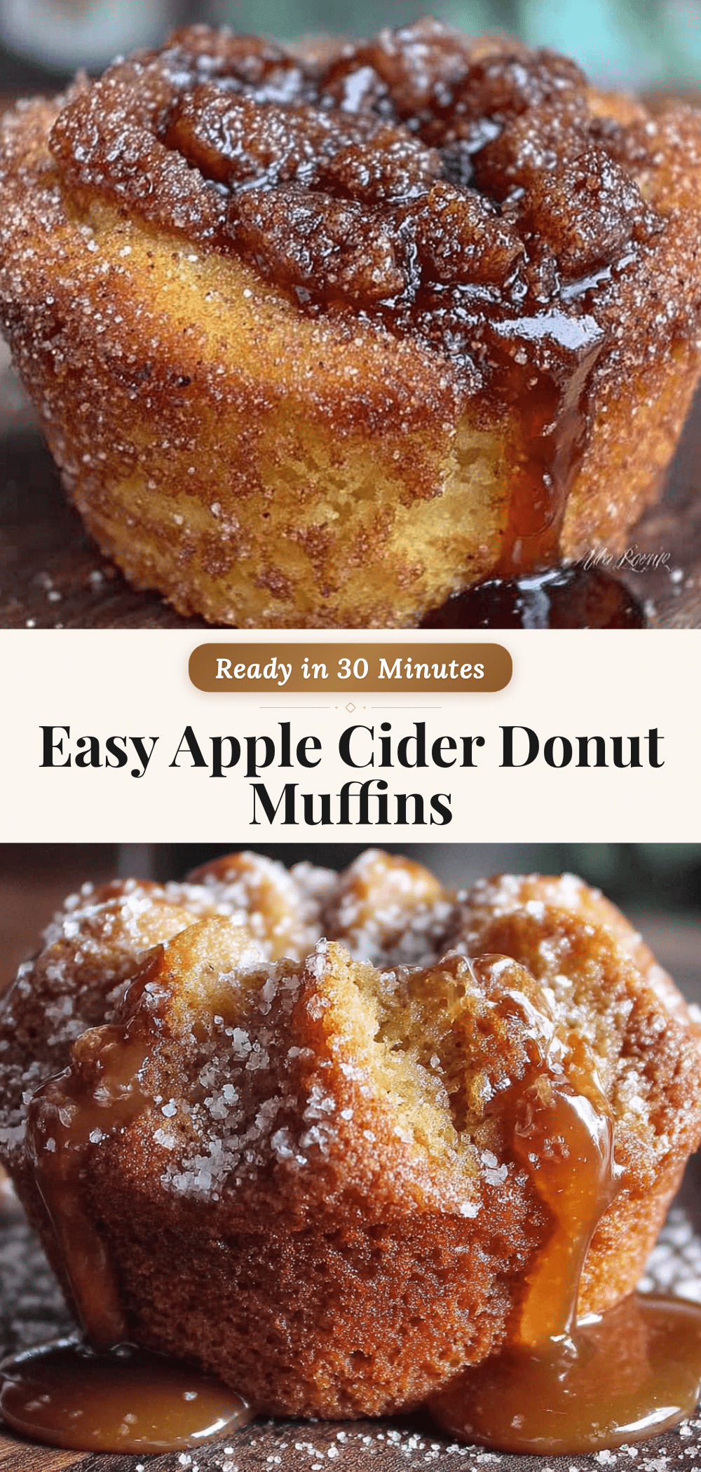 apple cider donut muffins recipe