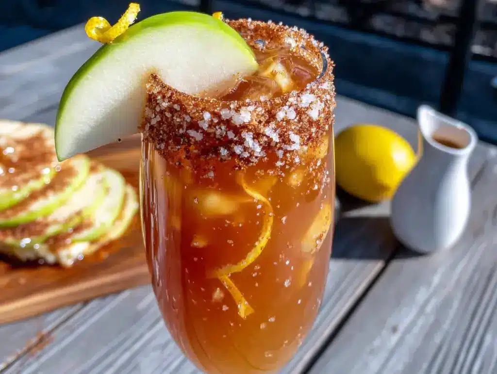 apple cider mimosa recipe - featured image