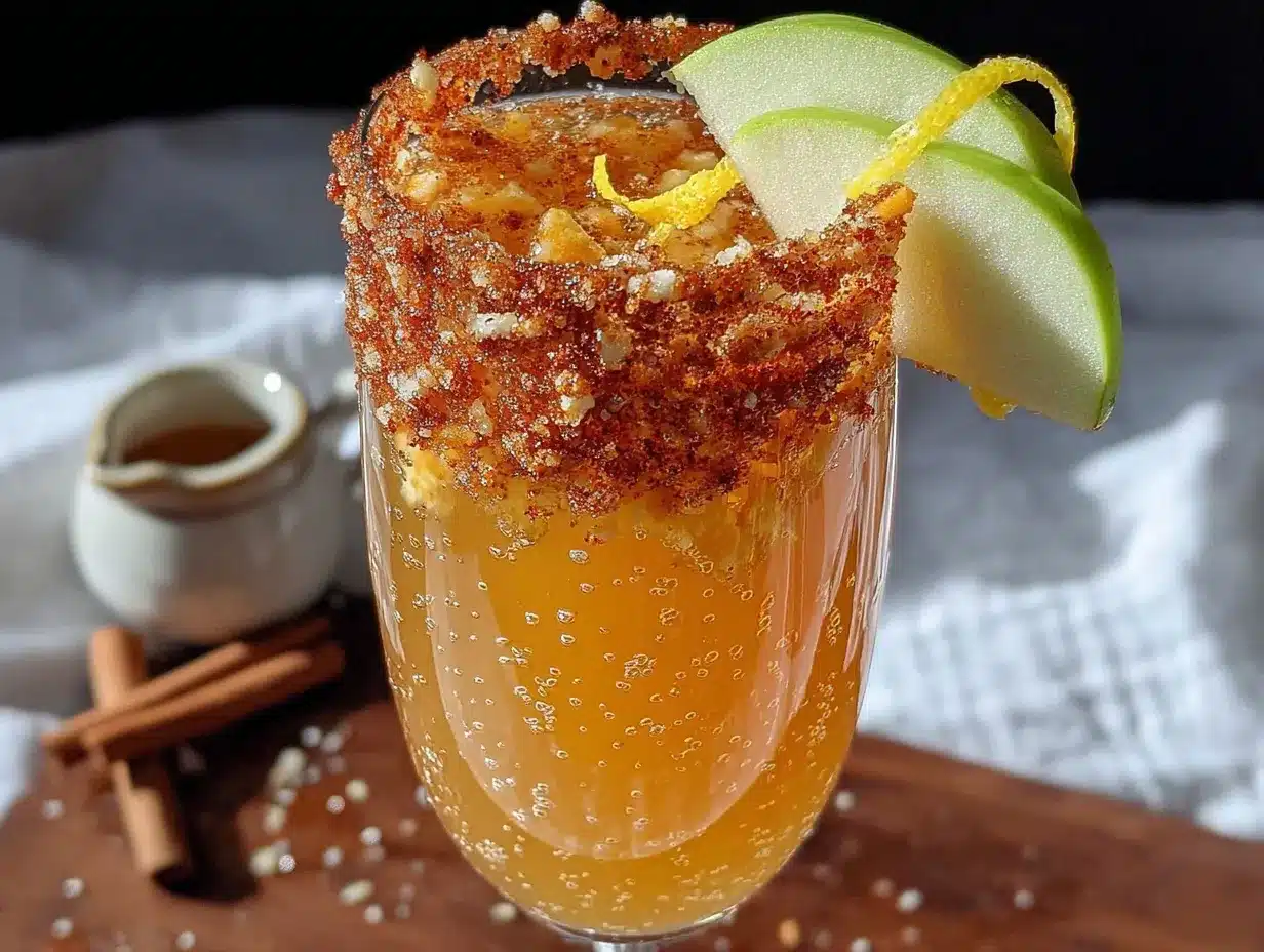 apple cider mimosa recipe preparation steps