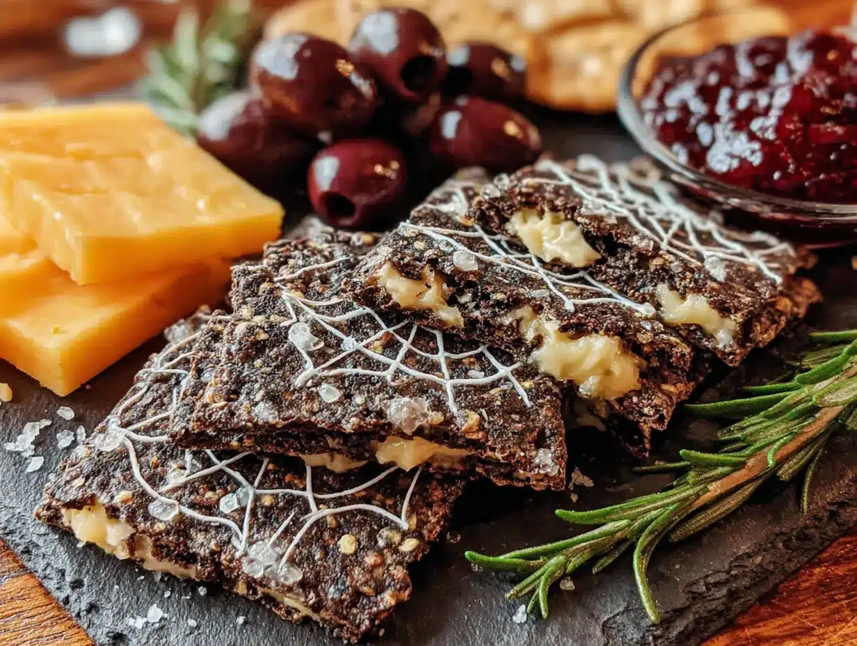 black charcuterie board preparation steps