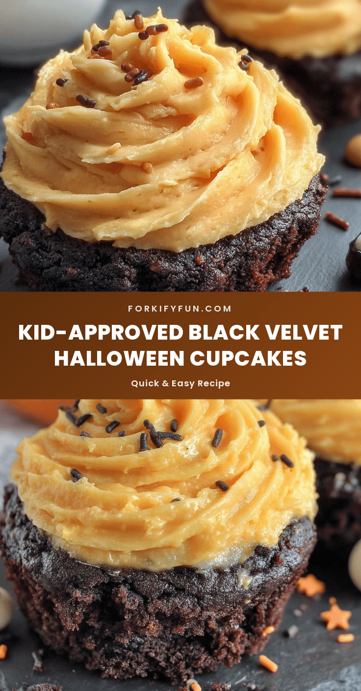 black velvet halloween cupcakes recipe