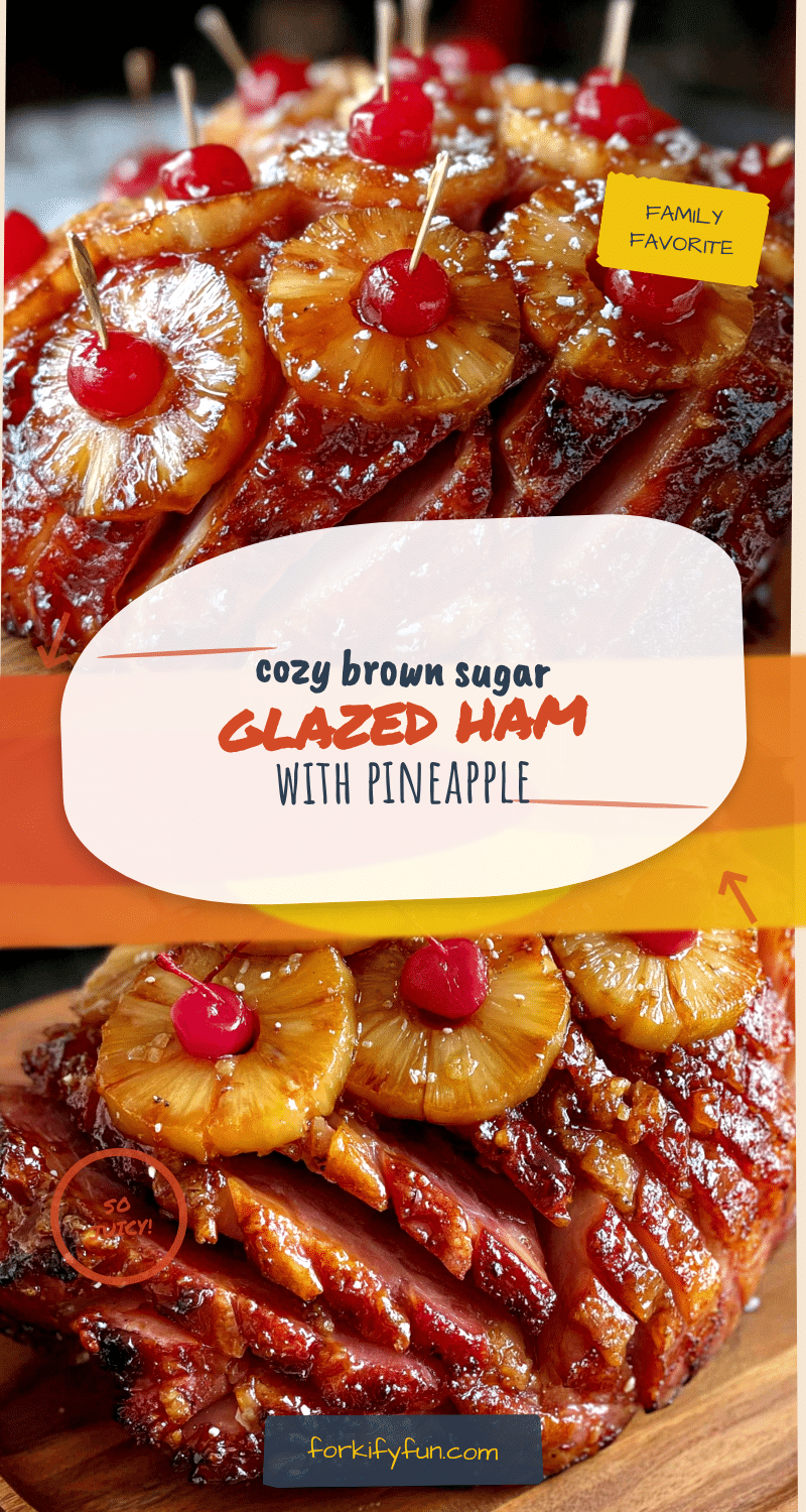 brown sugar glazed ham with pineapple recipe