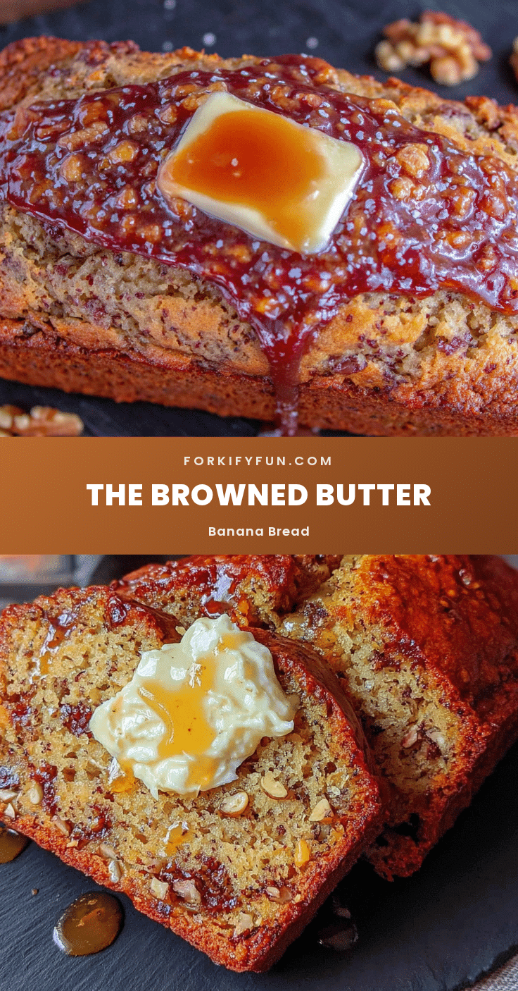 browned butter banana bread recipe