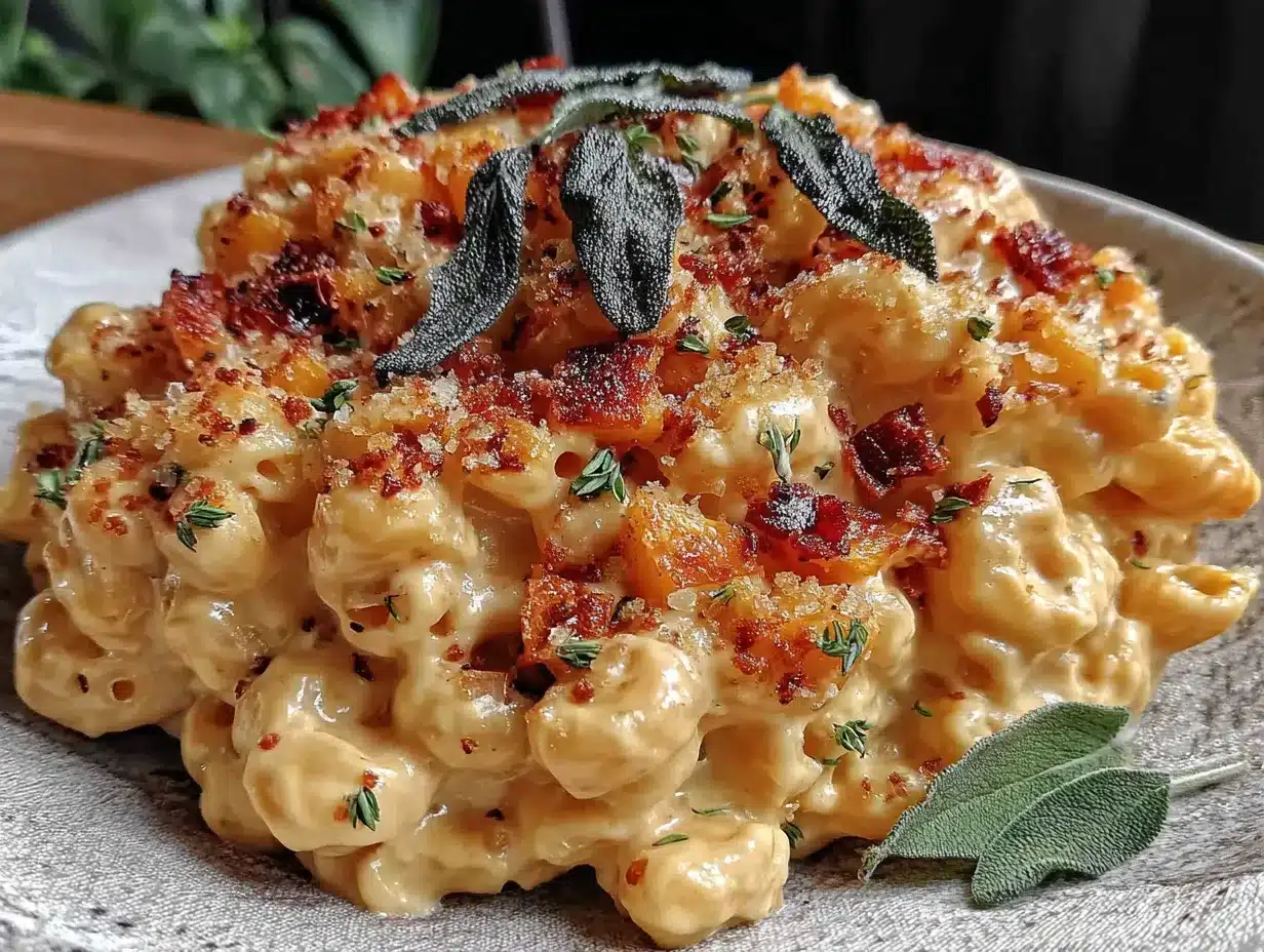 butternut squash mac and cheese preparation steps