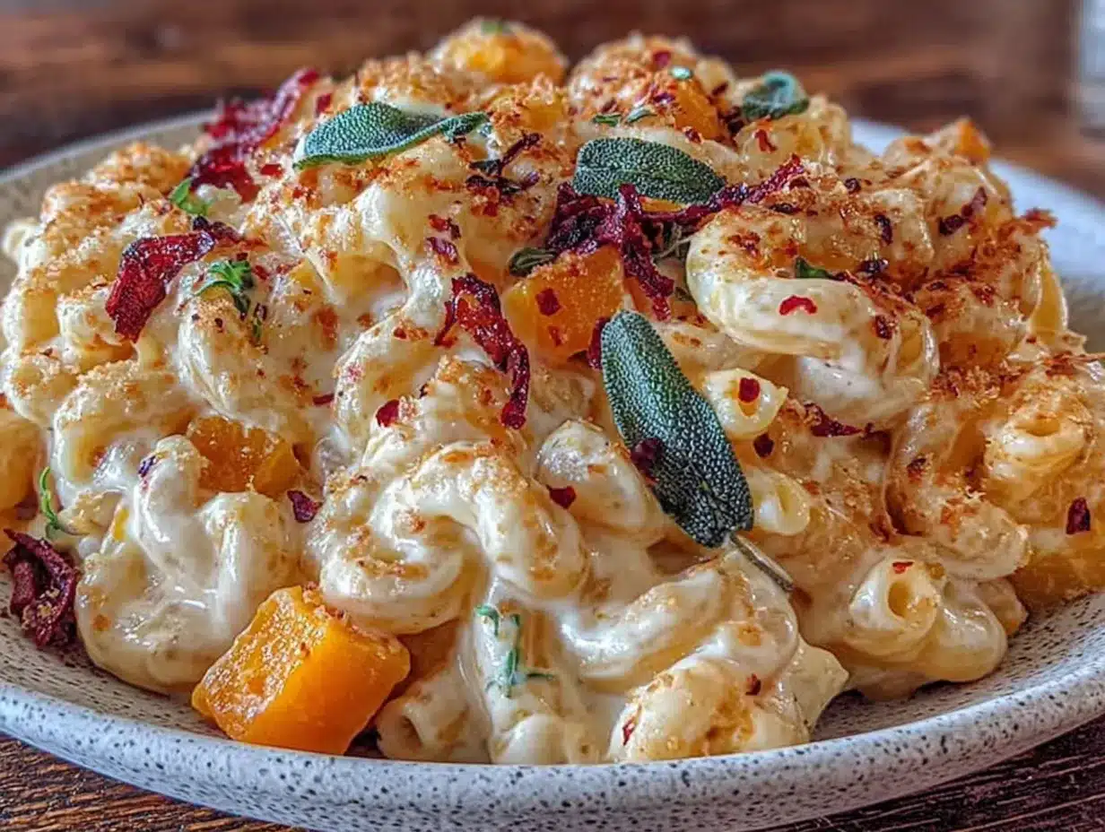 butternut squash mac and cheese preparation steps