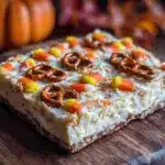 candy corn bark - featured image