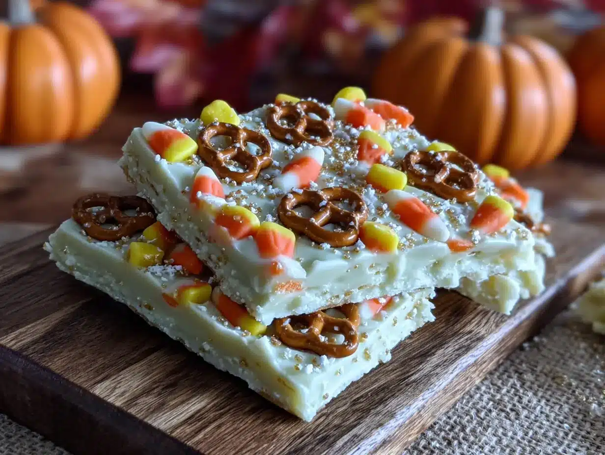 candy corn bark preparation steps