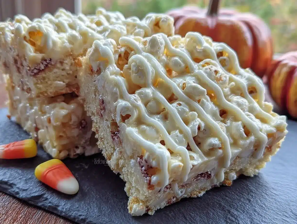 candy corn popcorn bark preparation steps