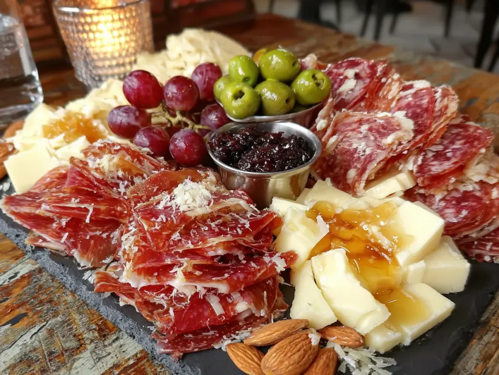 charcuterie board for two - featured image
