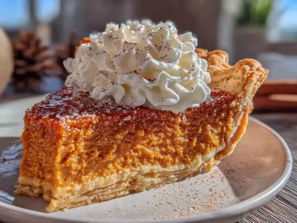classic pumpkin pie with flaky buttery crust - featured image