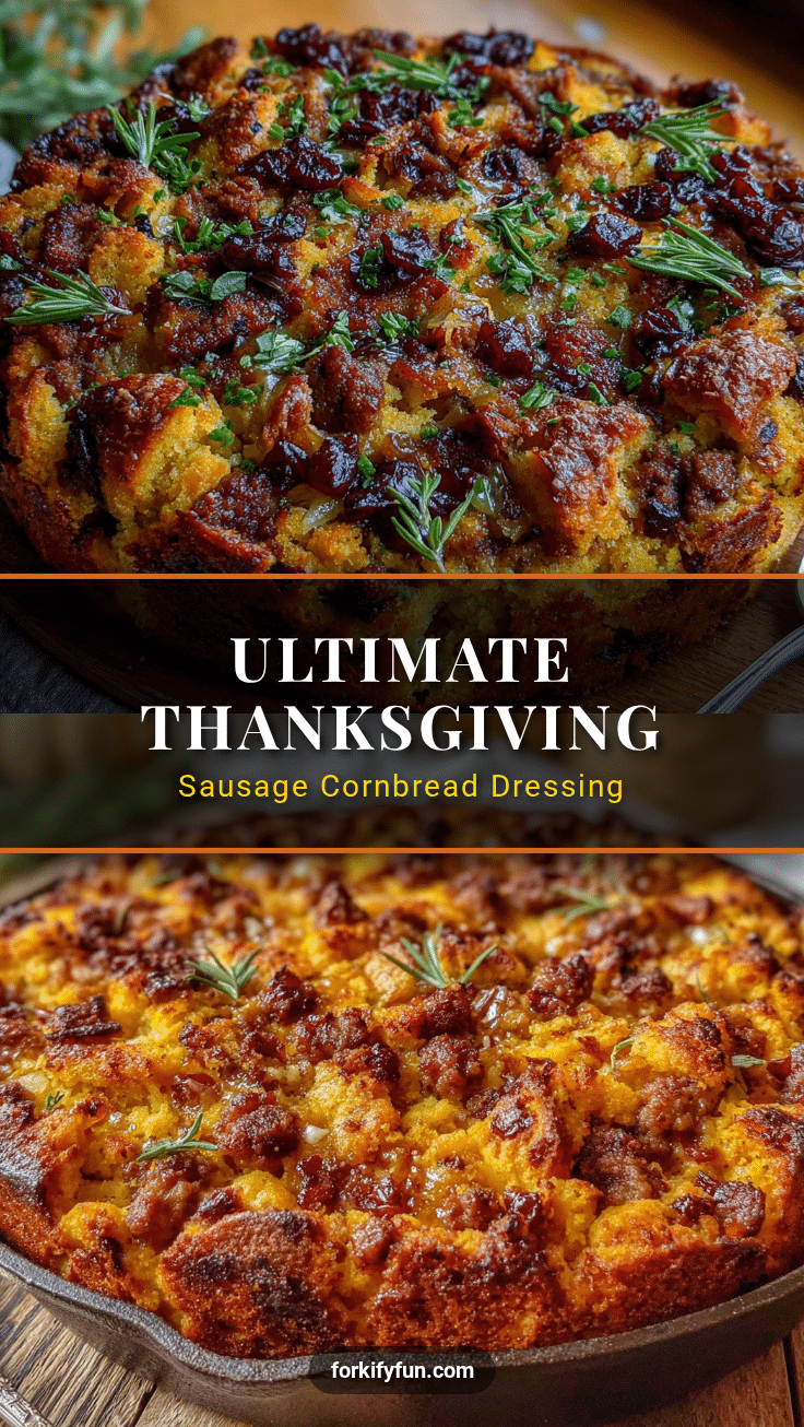 classic thanksgiving sausage and cornbread dressing recipe