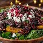 cozy autumn harvest salad with candied pecans - featured image
